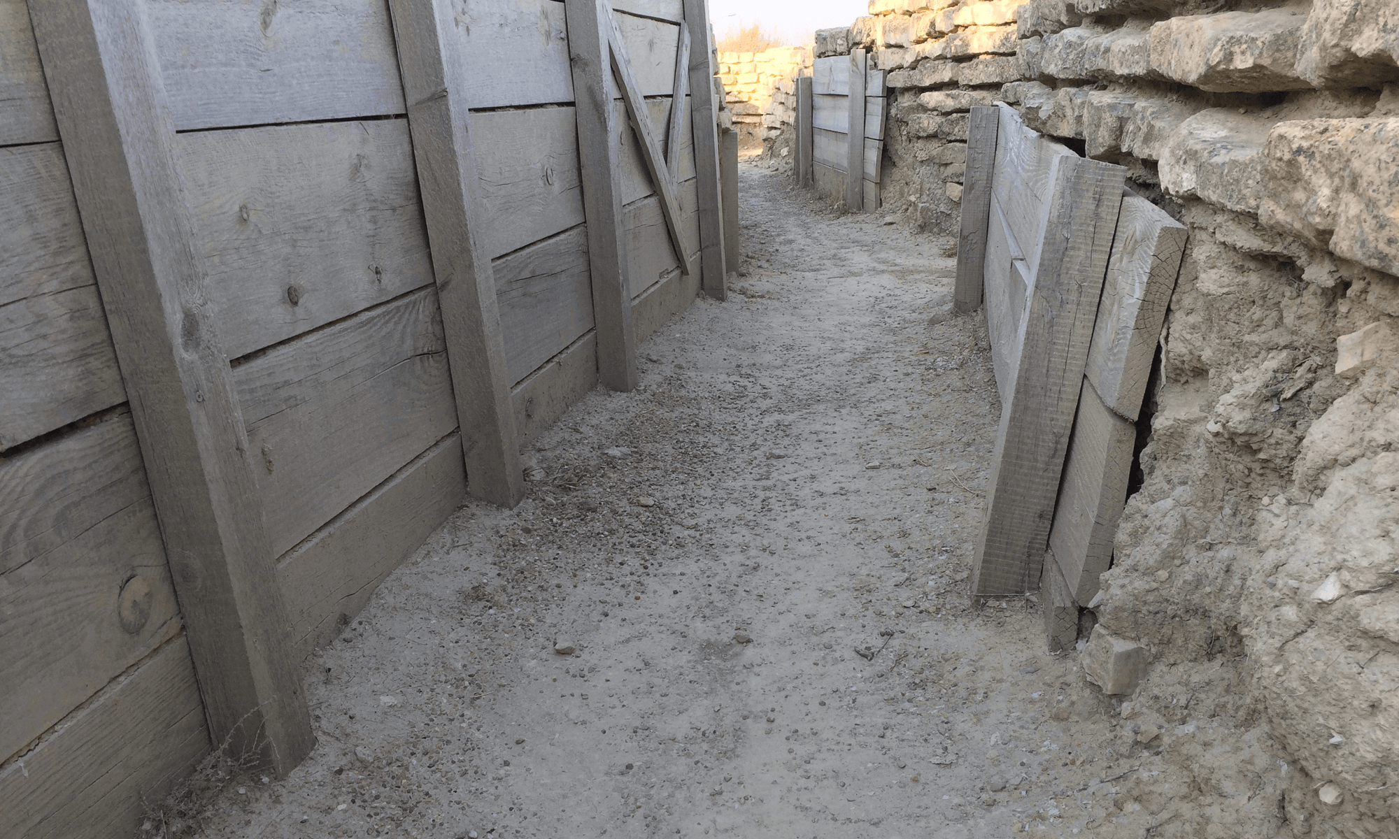 George Orwell Trenches in the Monegros, Spain