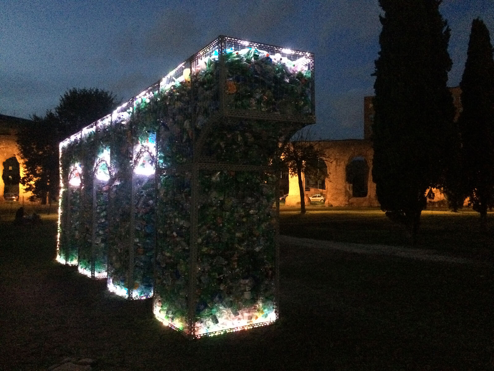 H2O Project | RGB Light Experience Festival | Installation at Parco Sangalli