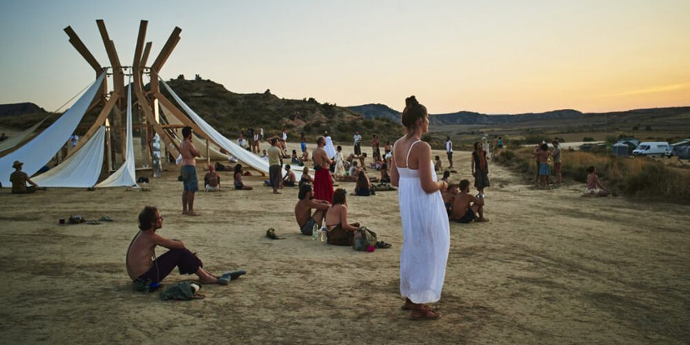 Burning Man Collective Art Projects | Temple of Reflection (2015)