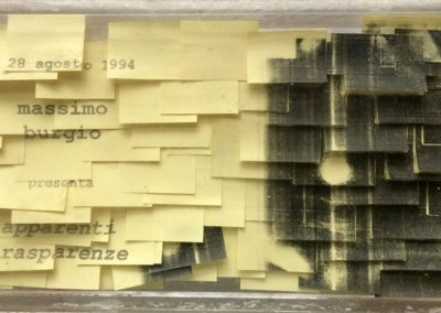 Post-it Art | Apparenti trasparenze - Expo sign - 1994