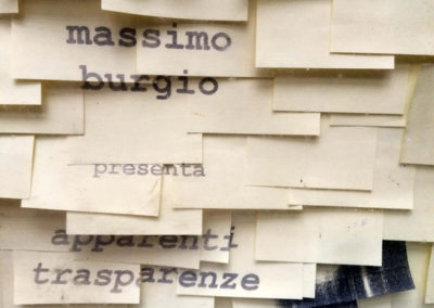 Post-it Art | Apparenti trasparenze - Expo sign (detail) - 1994