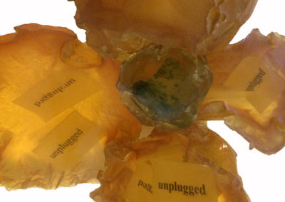 Post-it Art | Unplugged meteorites (detail) - 1999