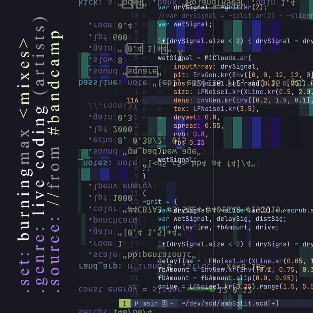 Burningmax Mixes Live Coding